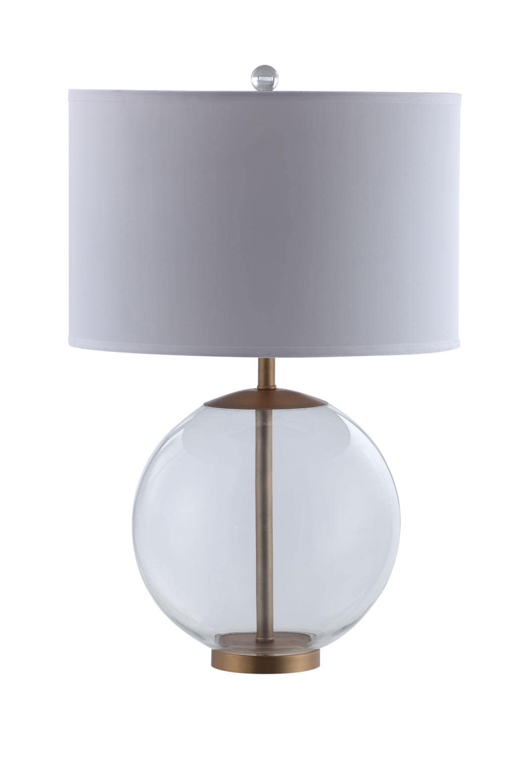 Coaster Home Furnishings 26.5&quot; White Glass Table Lamp - Elegant Home Lighting
