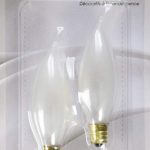 Satco Products S3777 120-Volt 15Ca8 Candelabra Base Frosted Light Bulb