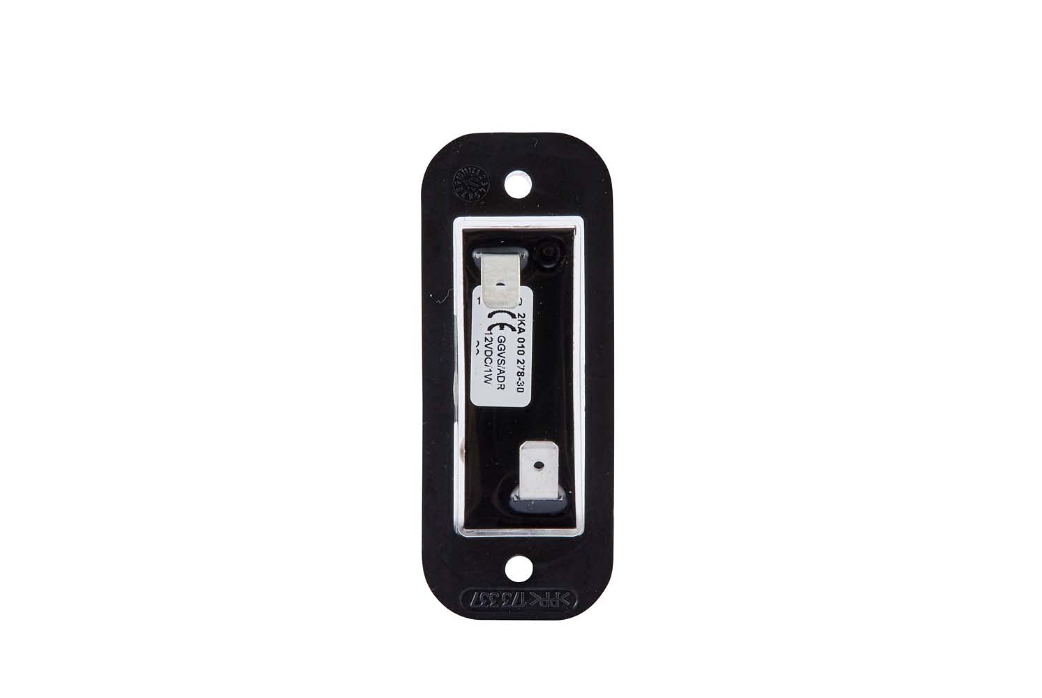 Hella 010278311 LICENSE PLATE LIGHT 12V BLACK