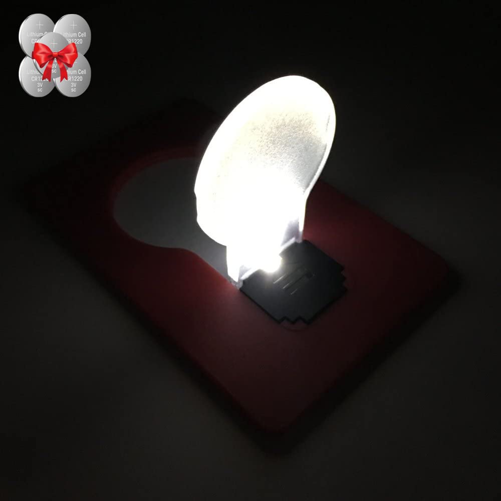 Inovat 10Pcs / 10 X Mini Led Credit Card/Portable/Card Pocket Light Bulb Lamp Christmas Card/Switch Card Sharp Led Light Bulb Re