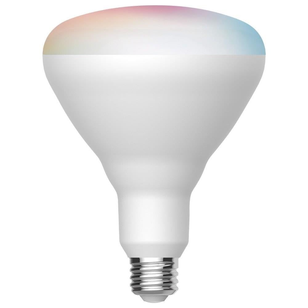 Satco S11284 Starfish WiFi-Control BR40 LED Color-Changing and Tunable White Smart Light Bulb, 12 Watts, 2700K-5000K