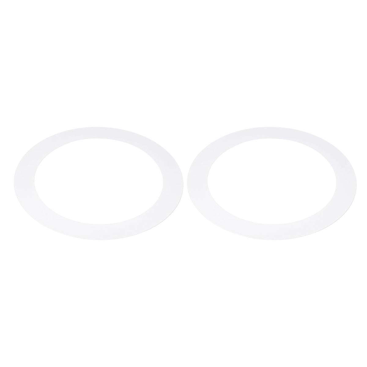 PATIKIL Metal Goof Trim Ring, 2 Pcs 8.27'' OD 6.3'' ID Circular Ceiling Light Trims Ring Recessed Light Cover Ring for Recessed 