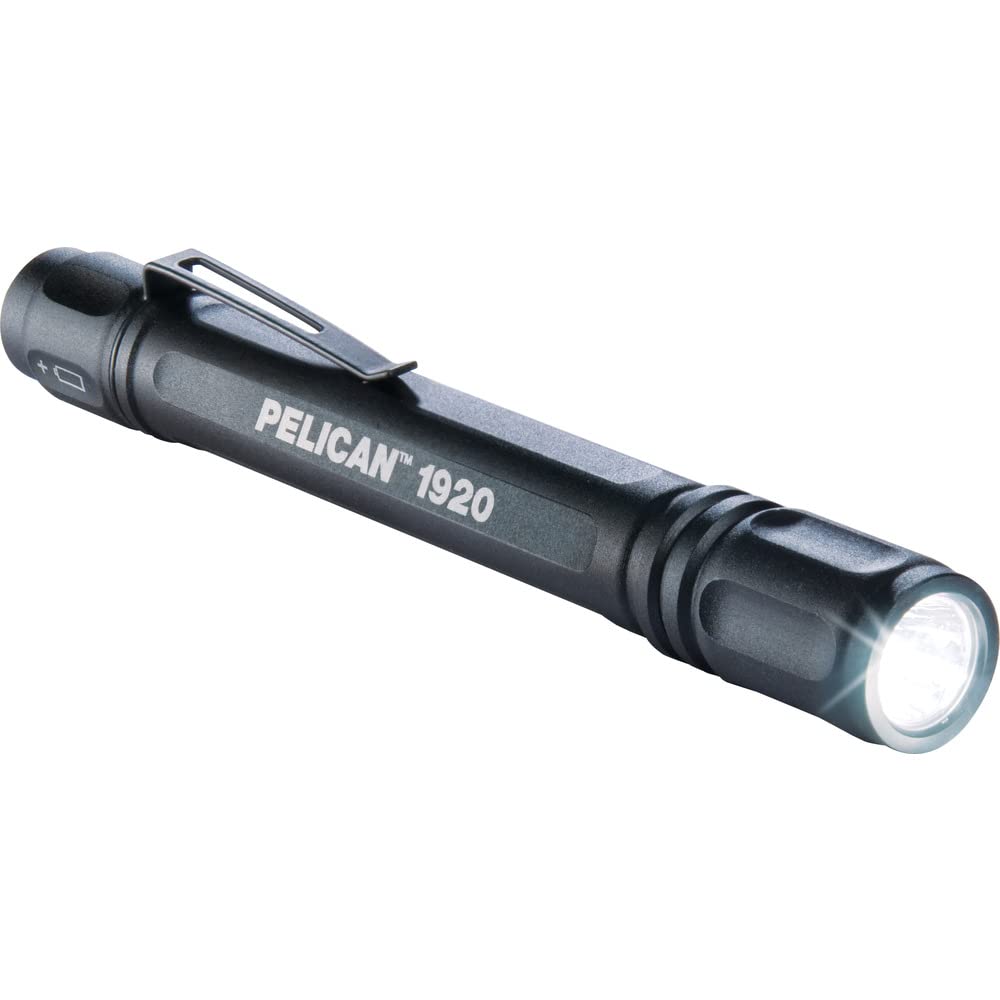 Pelican 1920B LED Flashlight, Aluminum, One Size, Black