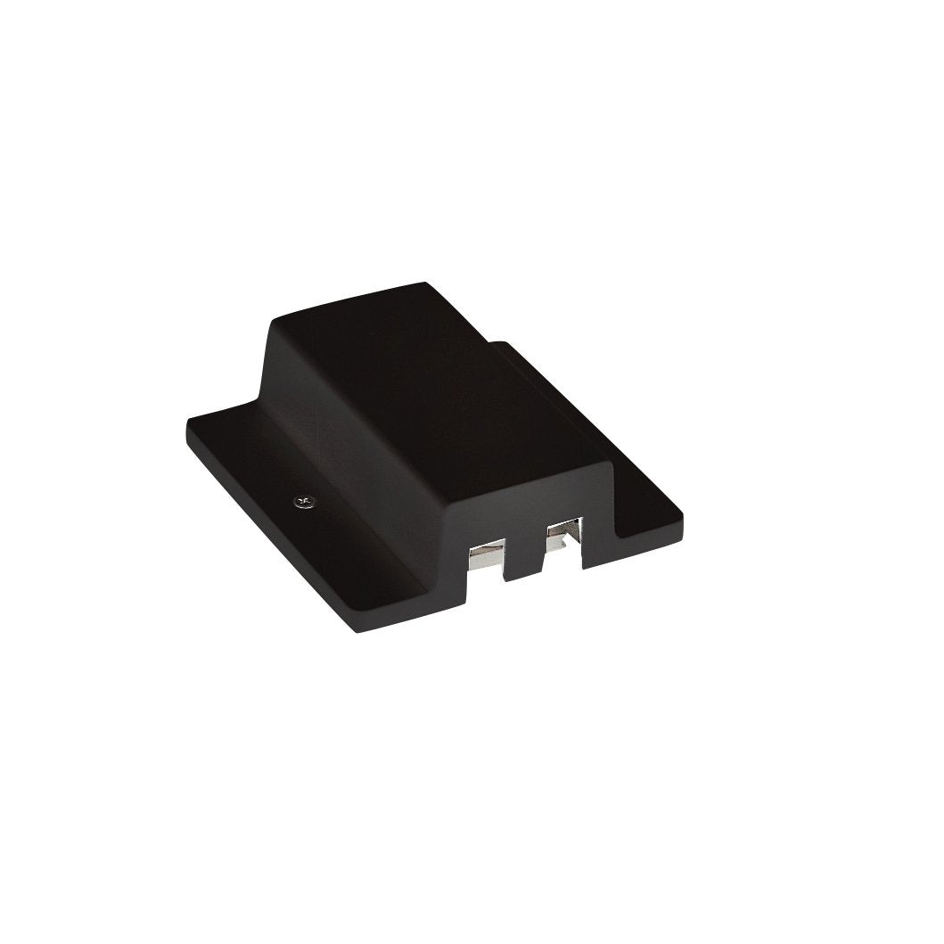 Wac Lighting H Track 120V Floating Canopy Connector To Power Track From Electric Box For H Style 3-Wire Track Systems In Black