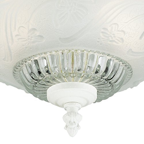 Westinghouse 2-Light Ceiling Fixture, White - 66162