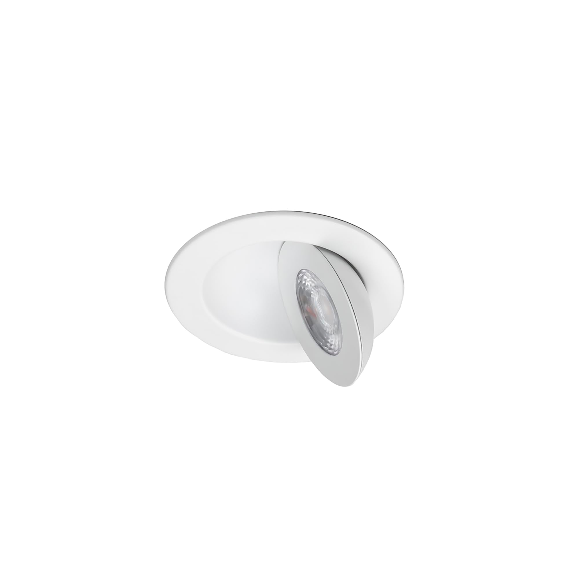 Wac Lighting Lotos 4In Led Round Adjustable Recessed Light 5-Cct Selectable 9W 700 Lumens Ic-Rated Airtight 120V-277V Universal In White 2-Hr Fire Rated
