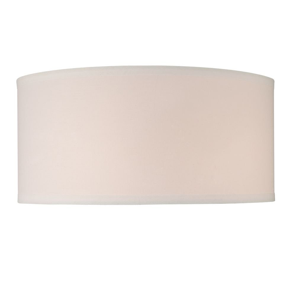Design Classics White Fabric Barrel Lamp Shade - 8-Inches Tall with Spider Assembly