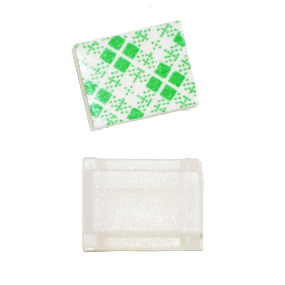 Goochan Strip Light Mounting Clips Self-Adhesive Strip Brackets Holder,100Pack Clamps Fix Light Strip 8Mm 10Mm 12Mm (For 10Mm(3/