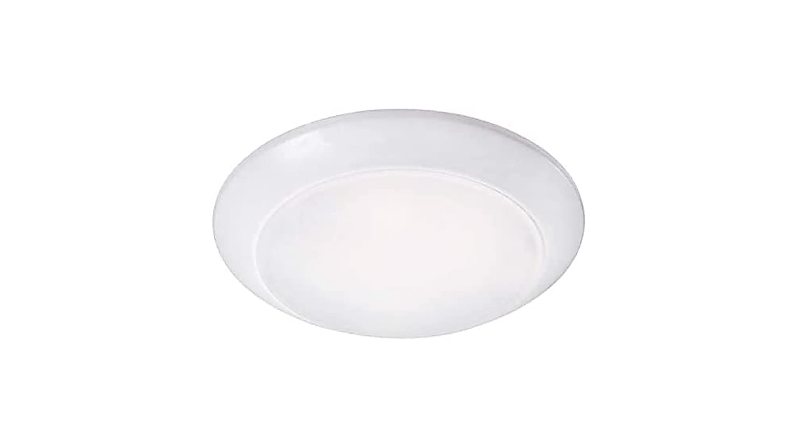 Topaz 6'' LED Surface Mount Disk Light, 15W, Dimmable, White, 4000K