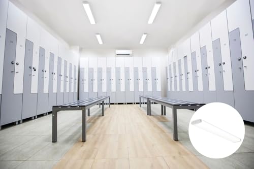 Lithonia Lighting Truwrap 4 Foot Led Ceiling Light Fixture  Low-Profile Wraparound Led Shop Light  Adjustable Lumens  Selectable Warm White/Cool White/Daylight Color  Flat Diffuser  Narrow Width