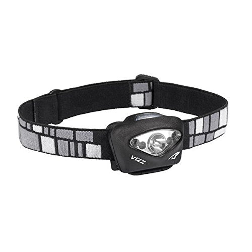 Princeton Tec Vizz Black LED Headlamp, Aluminum, Model 10, Color Black