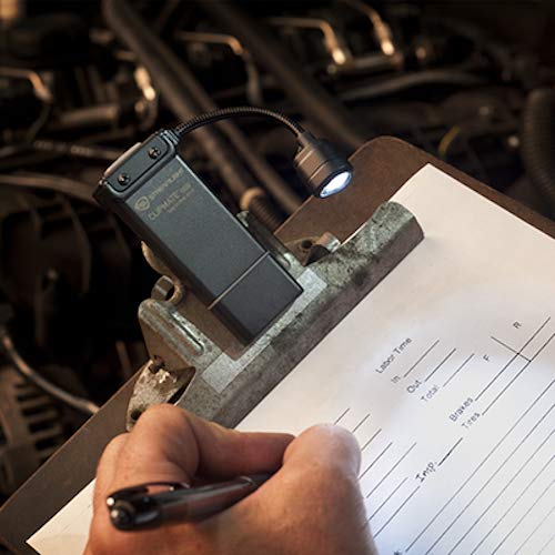 Streamlight 61125 Clipmate 70-Lumen Usb Rechargeable Clip-On Light, With White And Red Leds, Black