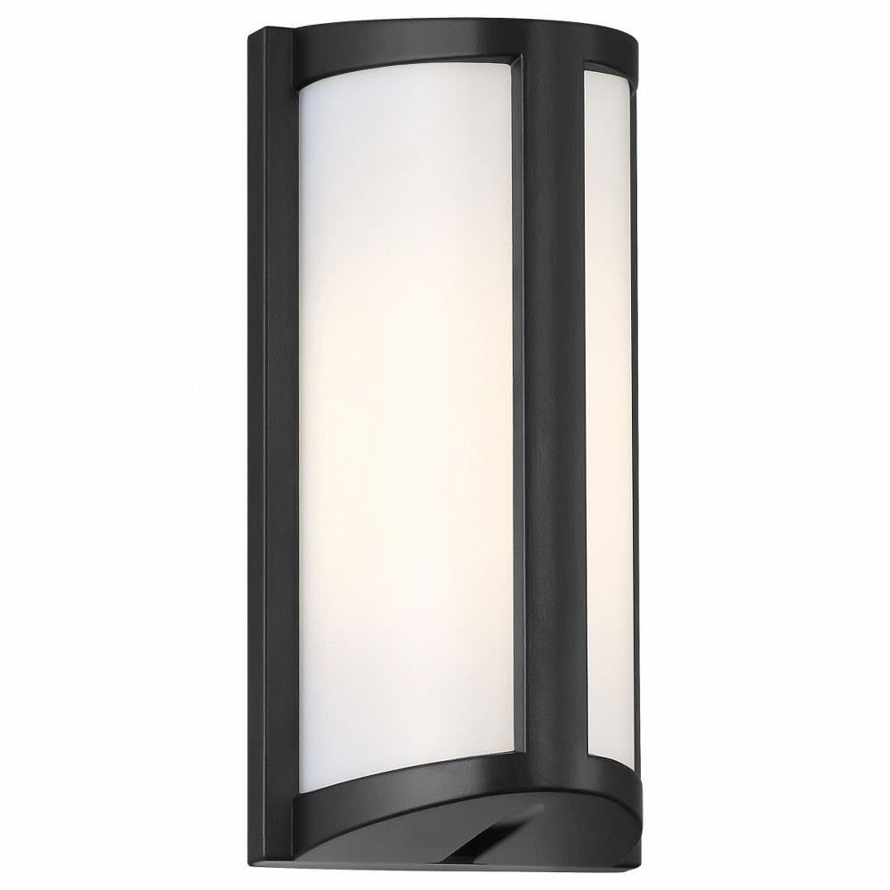 Access 20110LEDDMG-BL/ACR Transitional LED Outdoor Wall Mount from Margate Collection in Black Finish,