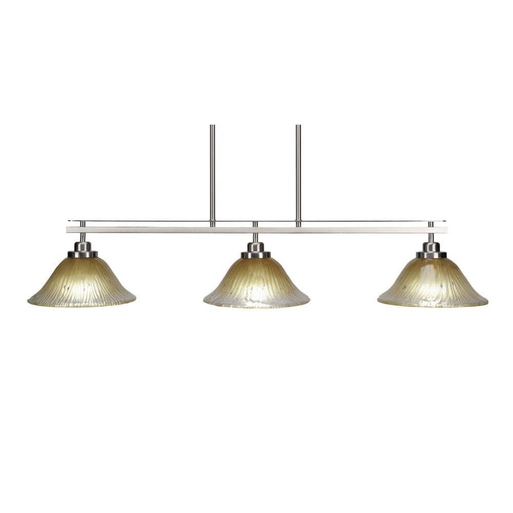 Odyssey 3 Light Island in Brushed Nickel (2636-BN-730)