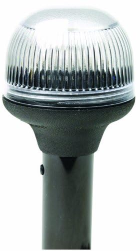 Attwood Folding All-Round Incandescent Pole Light 12” Model 5358-P12-7 Silver One Size