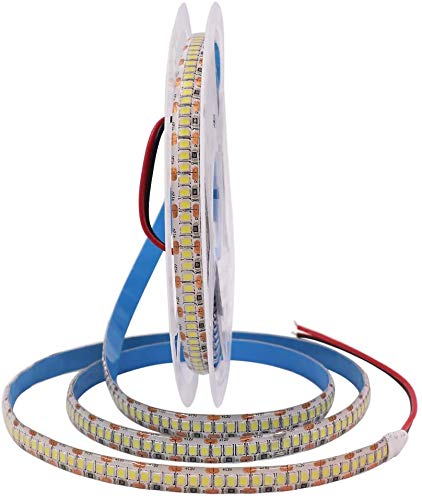 Suyooulin Led Strip Lights, 16.4Ft Smd 2835, 1200 Leds, Dc12V, Non-Waterproof Ip21, Natural White 4500