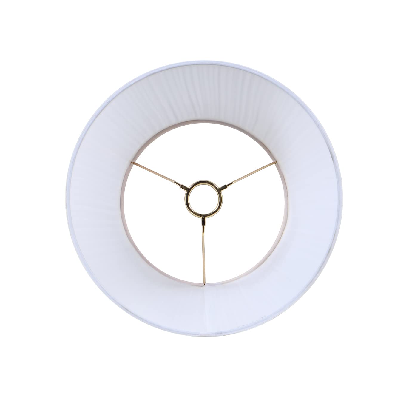 Aspen Creative 59201, Empire Uno Lamp Shade, Off-White, 7-9/10&quot;&quot; Top X 11-8/10&quot;&quot; Bottom X 7-1/2&quot;&quot; Slant Height, Slip Uno 33Mm