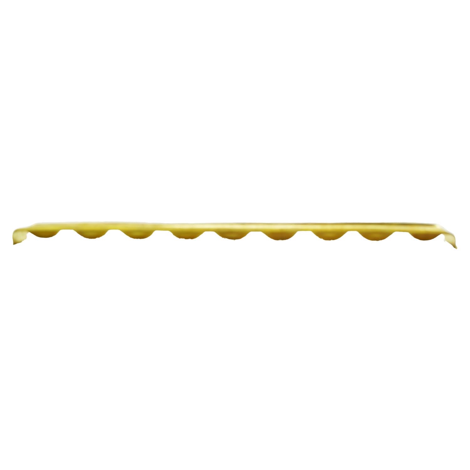 PujaNPujari Rectangle Design Long Brass Ghee Diya Holder for Pooja Room (Length : 42 CM)