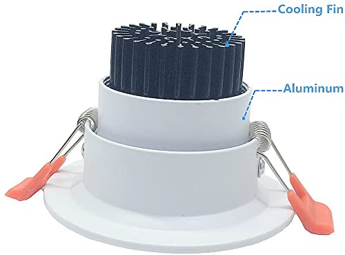 Lightingwill 2Inch Led Dimmable Downlight, 3W Cob Recessed Ceiling Light, Ultra Warm White 2700K, Cri80, 25W 220Lm Halogen Bulbs