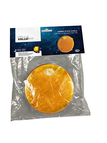 HELLA 358116991 6" Amber Driving Light Cover - Stone Plastic Lens