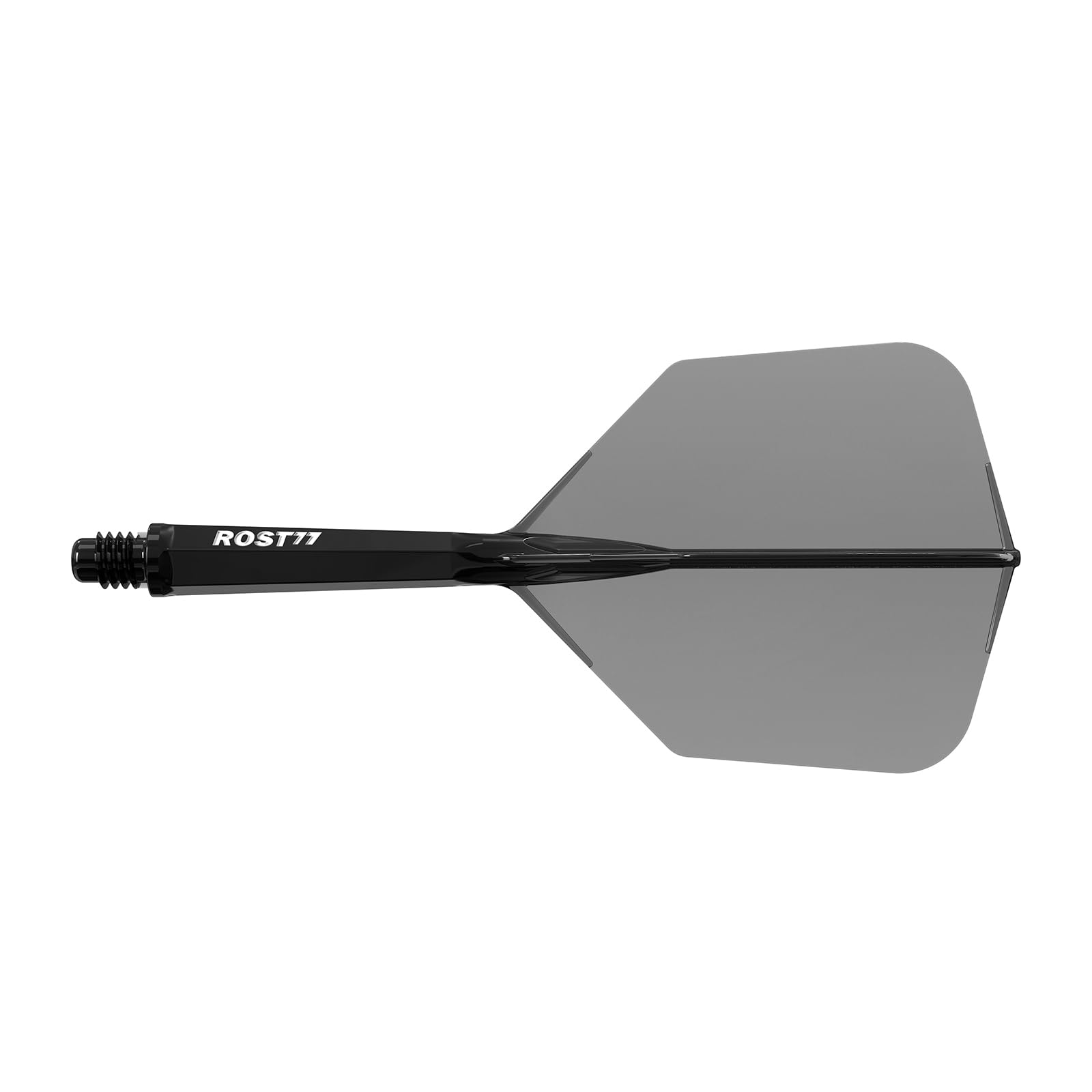 Cuesoul Rost 77 Integrated Dart Shaft And Flight Big Wing Shape Black With White Logo-M