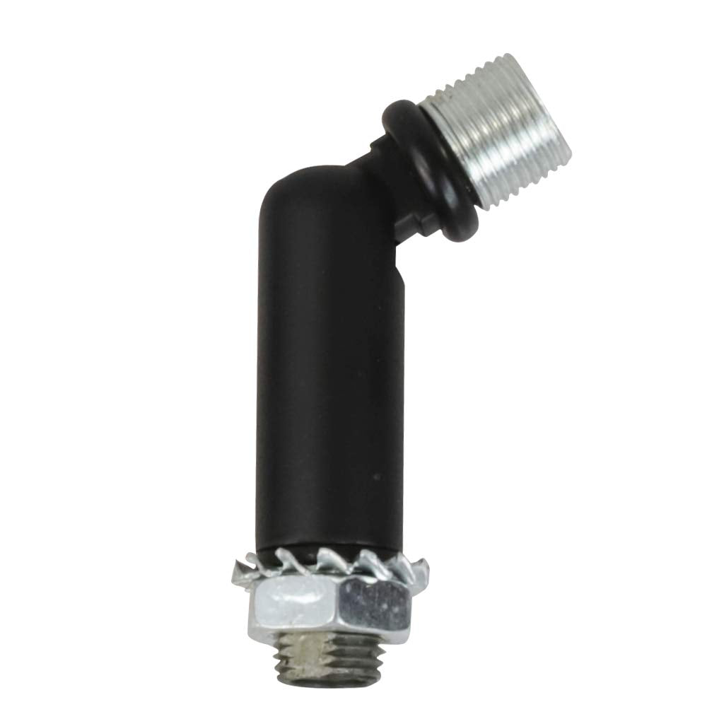MELUCEE Black Sloped Ceiling Adapter for Chandeliers Pendant Lights 1 Pcs, Suitable for Vaulted or Angled Ceilings