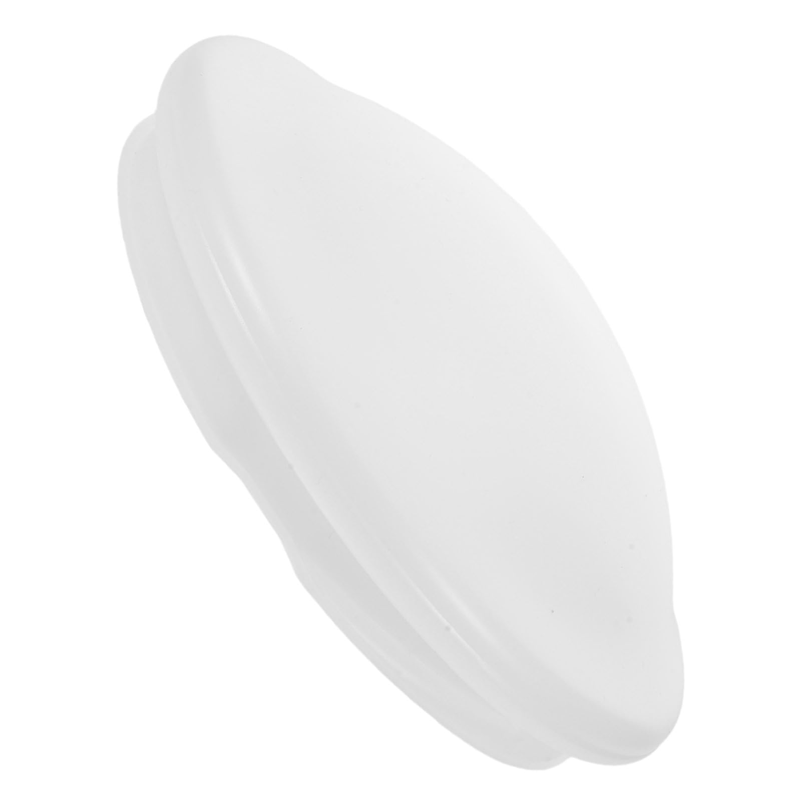 Gatuida Ceiling Fan Lamp Cover 7-inch round White Acrylic Replacement Globe Cover for Indoor Light Fixtures Flush Mount Dome Lam
