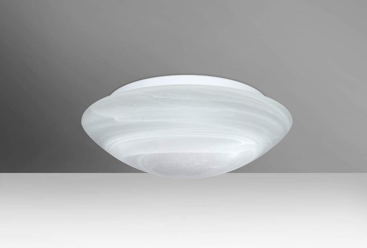 Besa 977152C-LED Two Light Ceiling Mount from Nova Collection 12.50 inches