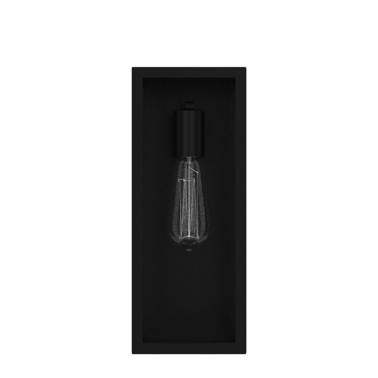 2-Pack Outdoor Wall Lanterns, Exterior Waterproof Wall Sconce With Glass Shades, Matte Black Porch Lights Wall Mounted, Anti-Rus