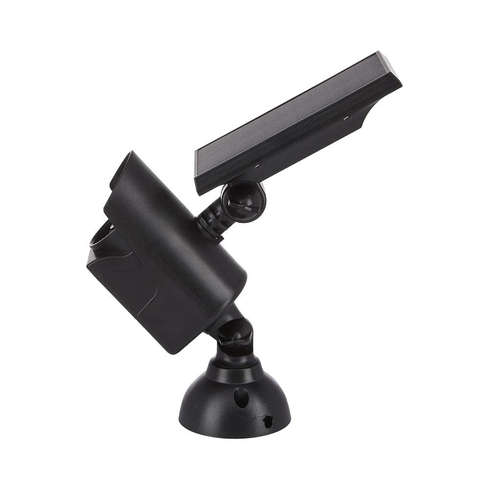 Lumen Logic Led Motion Sensing Solar Security Light (Black) 3000K 200 Lumens For Mounting On House, Garage, Wall, Metal Surface, Tree, Post, Pole Or In-Ground As Uplight Or Downlight