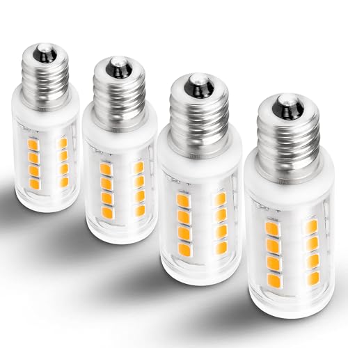 Hylroe E12 Led Candelabra Base Night Light Bulb 1 Watt Equivalent 10W 15W, Ac120V 150Lm 2700K Warm White C7 E12 Small Bulbs For