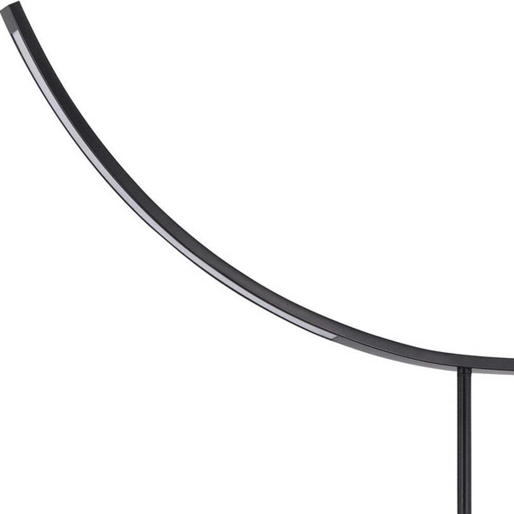 HomeRoots Bronze Adjustable LED Floor Lamp, Traditional Shape, 74 in. Height