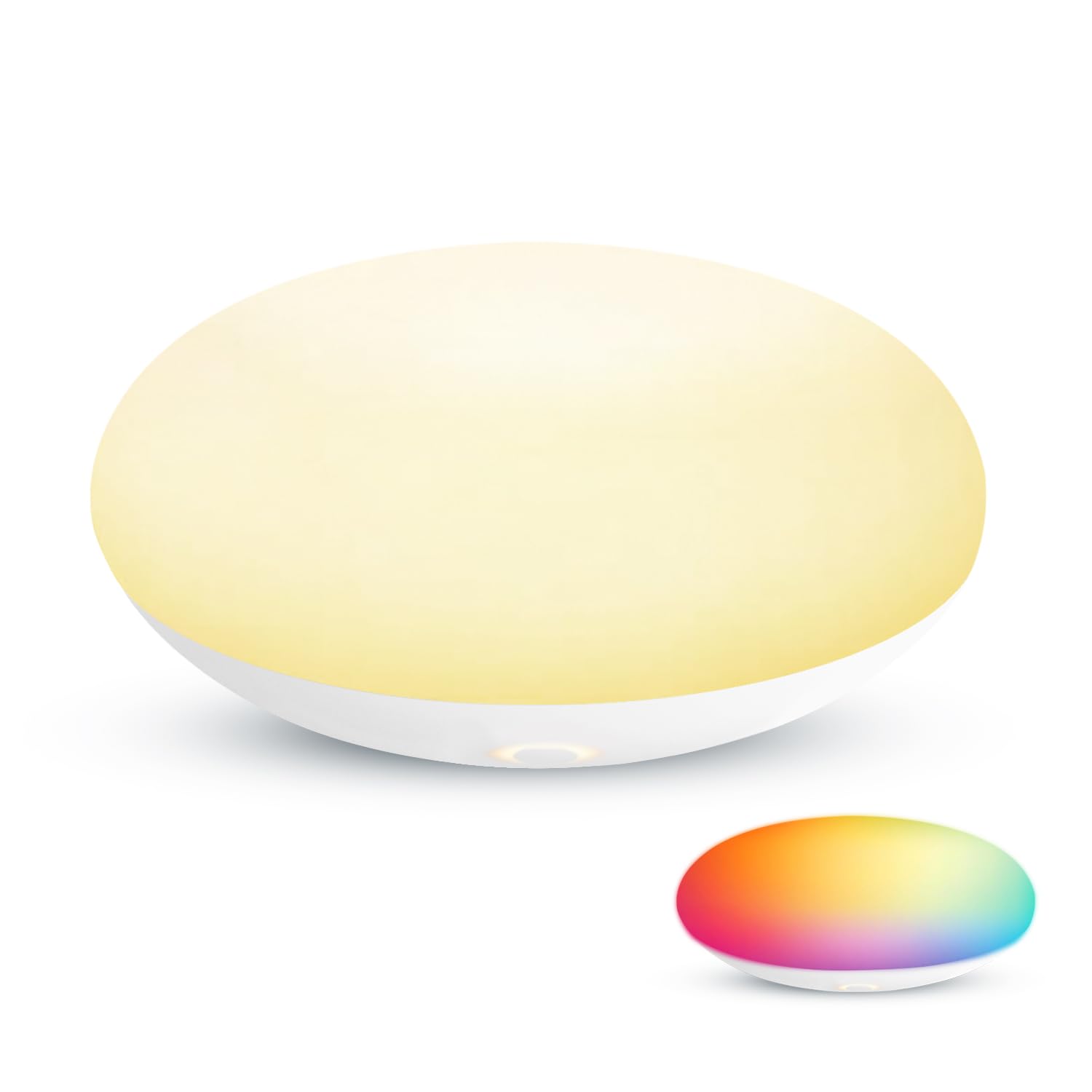 Harmobub Portable Night Light for Nursery - Baby Night Lamp for Breastfeeding, Soft Silicone Touch Lamp, Egg Light for Kids, wit