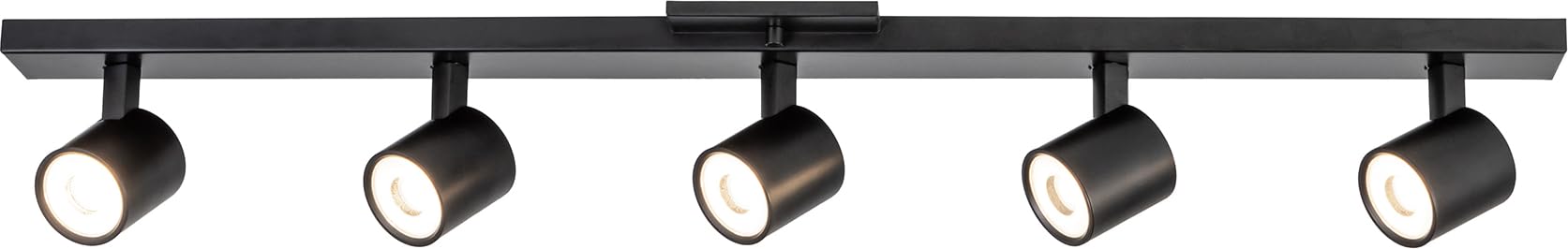 Kuzco Lighting TR19035-BK-5CCT-UNV-010 Arnold - 50 W LED 5 Head Track Light-4.38 Inches Tall and 35.13 Inches Length