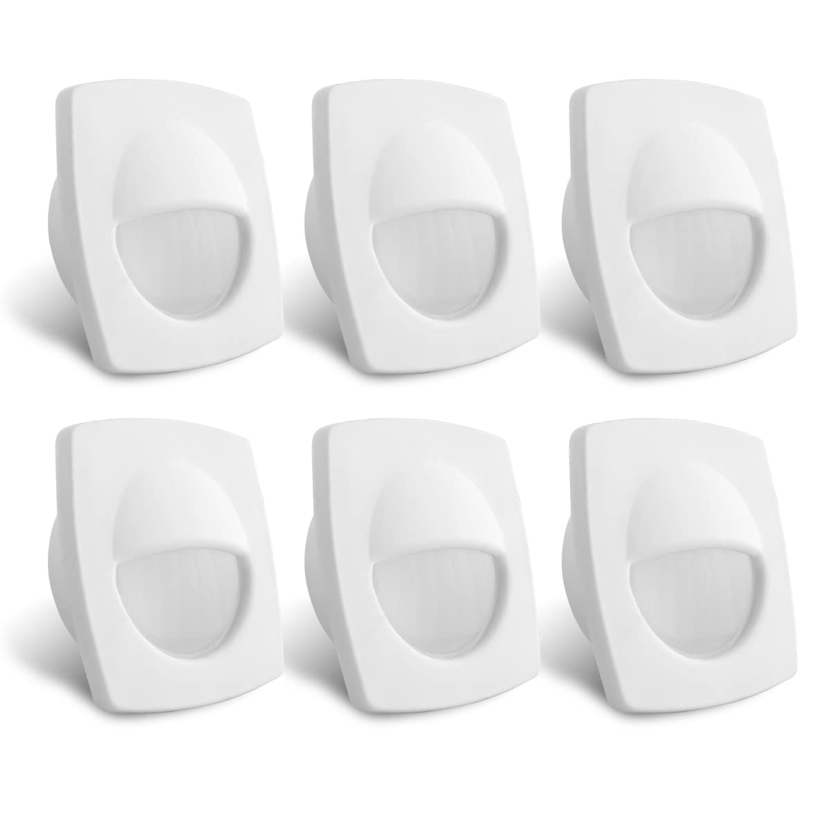 Dream Lighting 12 Volt LED Deck Lights for Boats, RVs - Cool White, Polycarbonate, Pack of 6