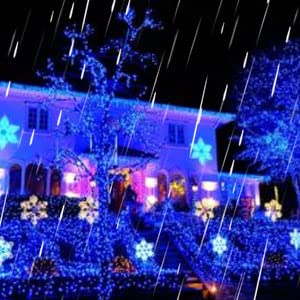 Dazzle Bright Fairy Lights, 20 FT 60 LED, Battery Operated, Waterproof, Indoor Outdoor Decor, Blue