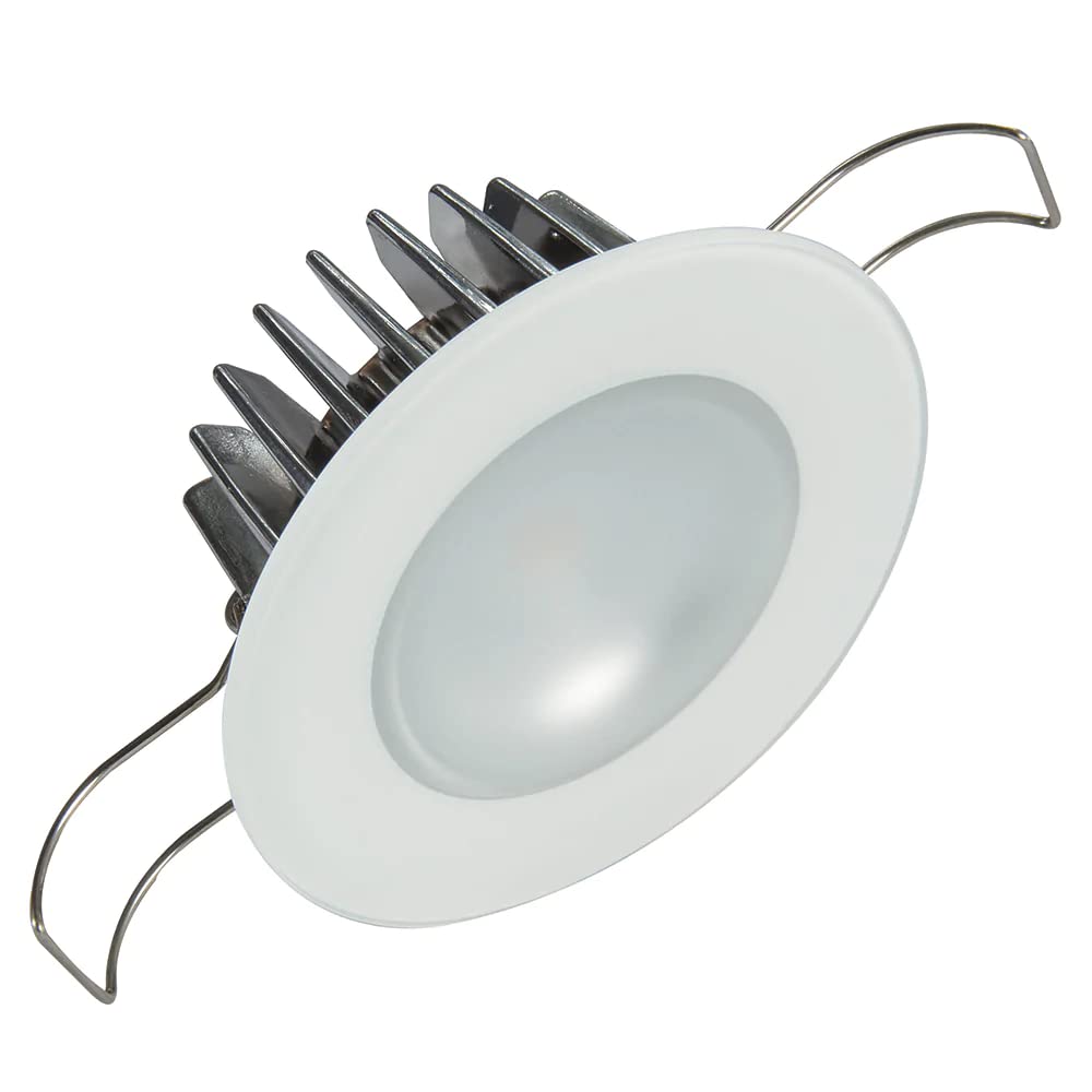 Lumitec Mirage LED Down Light - 2.5" Flush Mount, White Dimming, Red & Blue Non-Dimming, Plastic, Model 113198