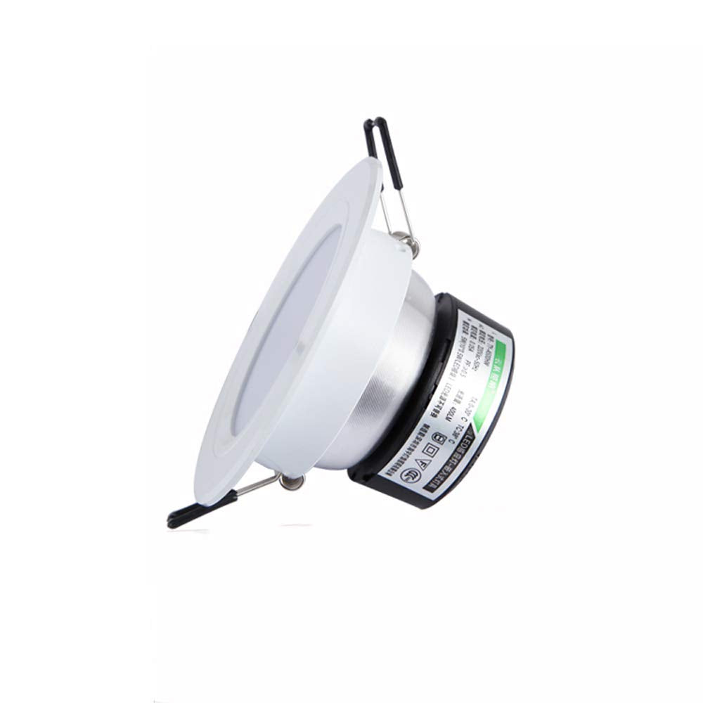 OZZKI Recessed 3000/6000K 7W Slim Round LED Recessed Downlight Ceiling Intelligent Automatic Illumination Energy Saving LED Ceil