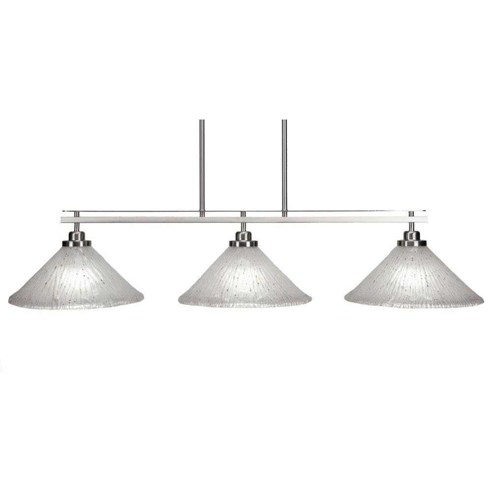 Odyssey 3 Light Island in Brushed Nickel (2636-BN-701)