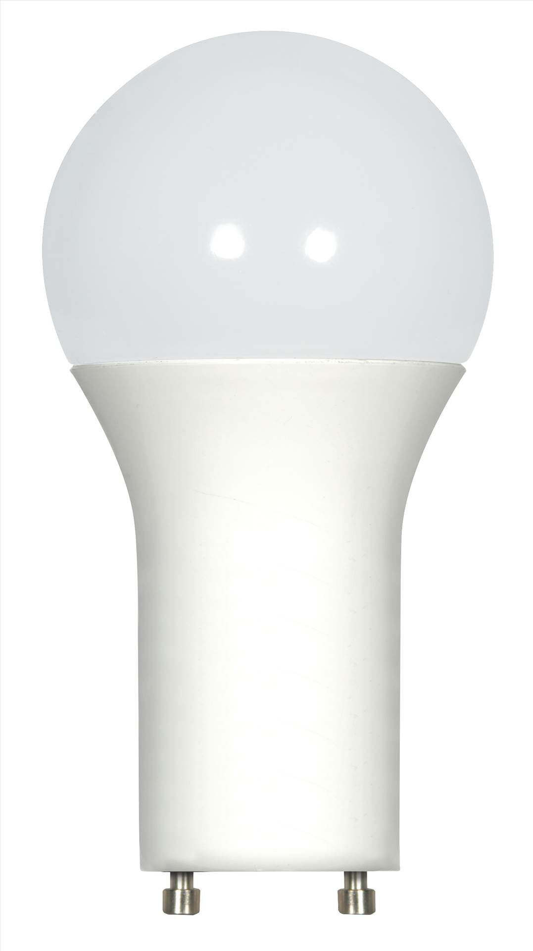 Satco A19 LED Light Bulb, 9.8 Watt, 4000K, GU24 Base, 220° Beam Angle, Model 9.8A19/OMNI/