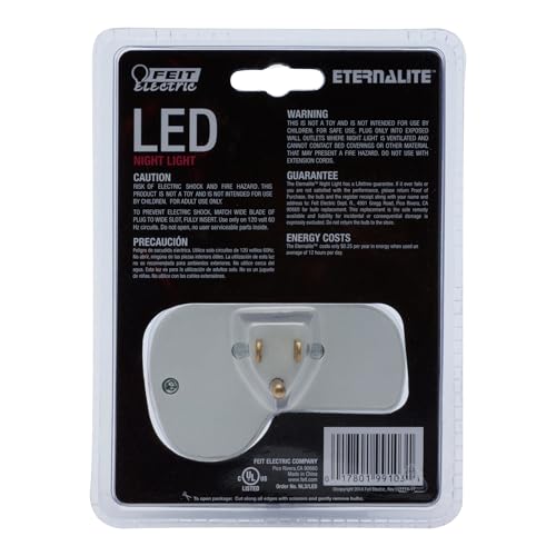 Feit Electric Nl3/Led Three Led Sensor Night Light Plus 3-Plug Outlet