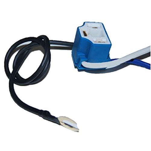 Octane Lighting 4-Headlight Relay Wiring Harness H4 Headlamp Light Bulb Ceramic Socket Plugs Set