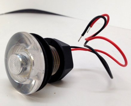 Pactrade Marine 4 Pieces Boat Led Livewell Round White Courtesy Light Oem Waterproof