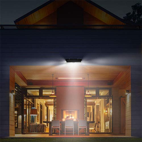 Kocaso Solar Lights 118 Leds Outdoor Motion Sensor Lamp Ip65 Waterproof For Garden Pathway