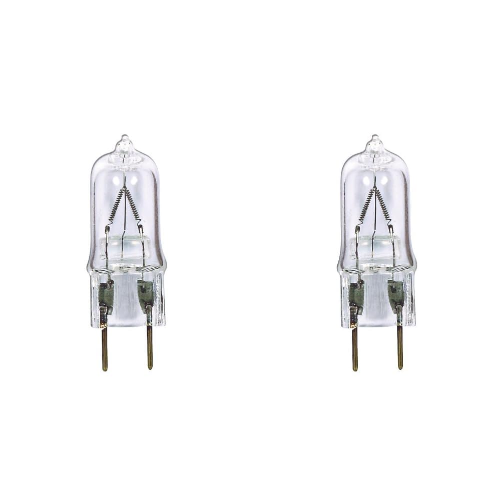 Satco S3427 1/Card 120V 50-Watt T4 GY6.35 Base Light Bulb, Clear (Pack of 2)