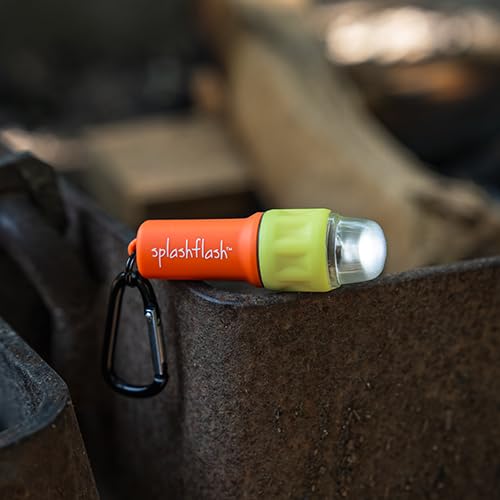 Ust Splashflash Waterproof Led Flashlight - Orange, One Size, Durable Abs Material