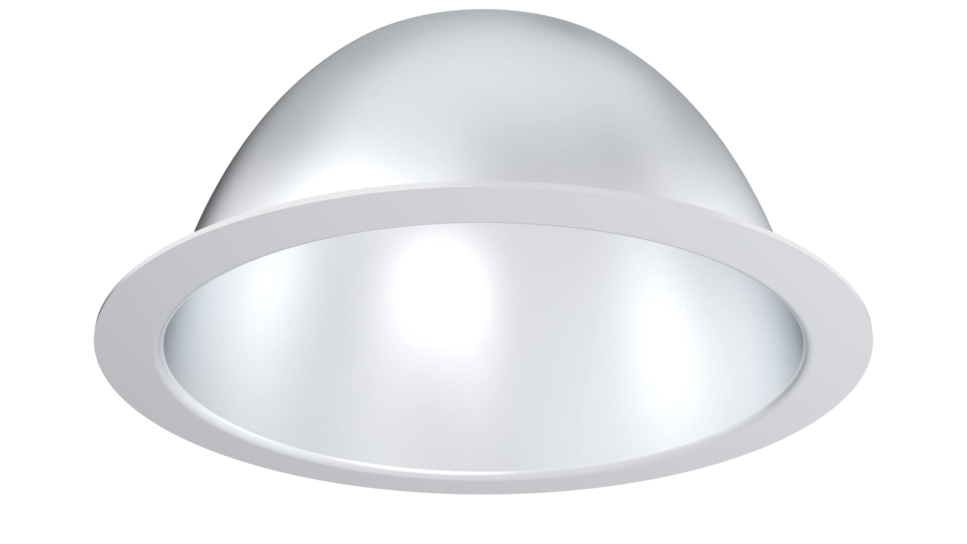 Juno Lighting LO6AR LSS Trim LED Commercial Downlight Trim Semi-Specular Finish, Clear, 6-Inch