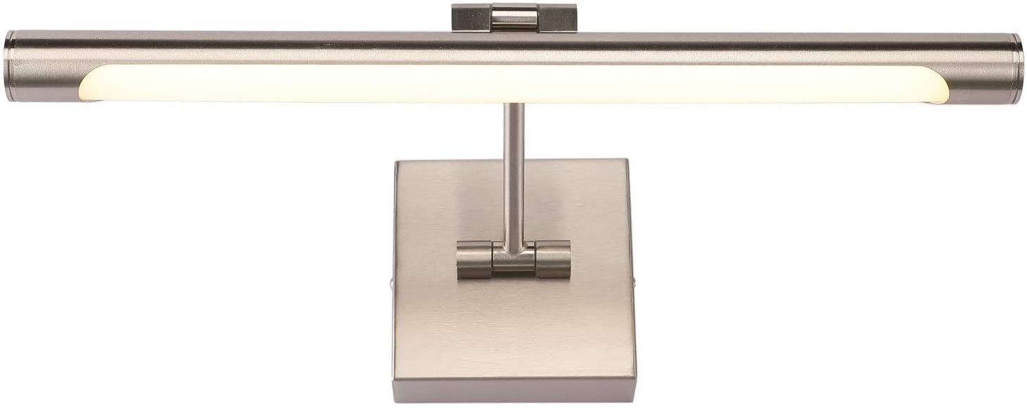 Joosenhouse 16.54&quot; Dimmable Led Picture Light, Metal Wall Lamp, 3000K Warm White, Nickel