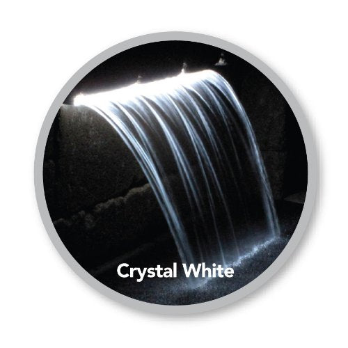 Atlantic Water Gardens Cf36W Lighted Waterfall Spillway, 36-Inch, Crystal White Colorfalls
