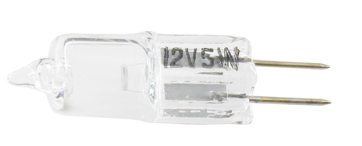 Higuchi Jc 5009 - 5 Watt Bi-Pin Halogen Light Bulb, G4 Base, 12 Volts